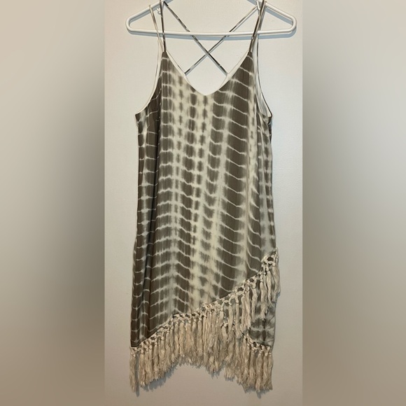 NWOT ENTRO BOHO TYE DYE DRESS SMALL - Picture 3 of 9